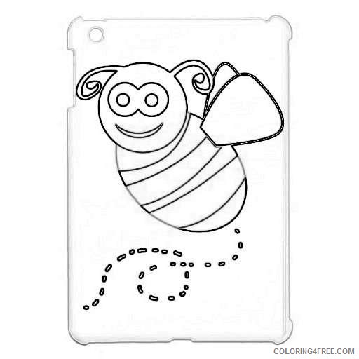 happy bee case for the ipad mini zazzle 6QpYlF coloring