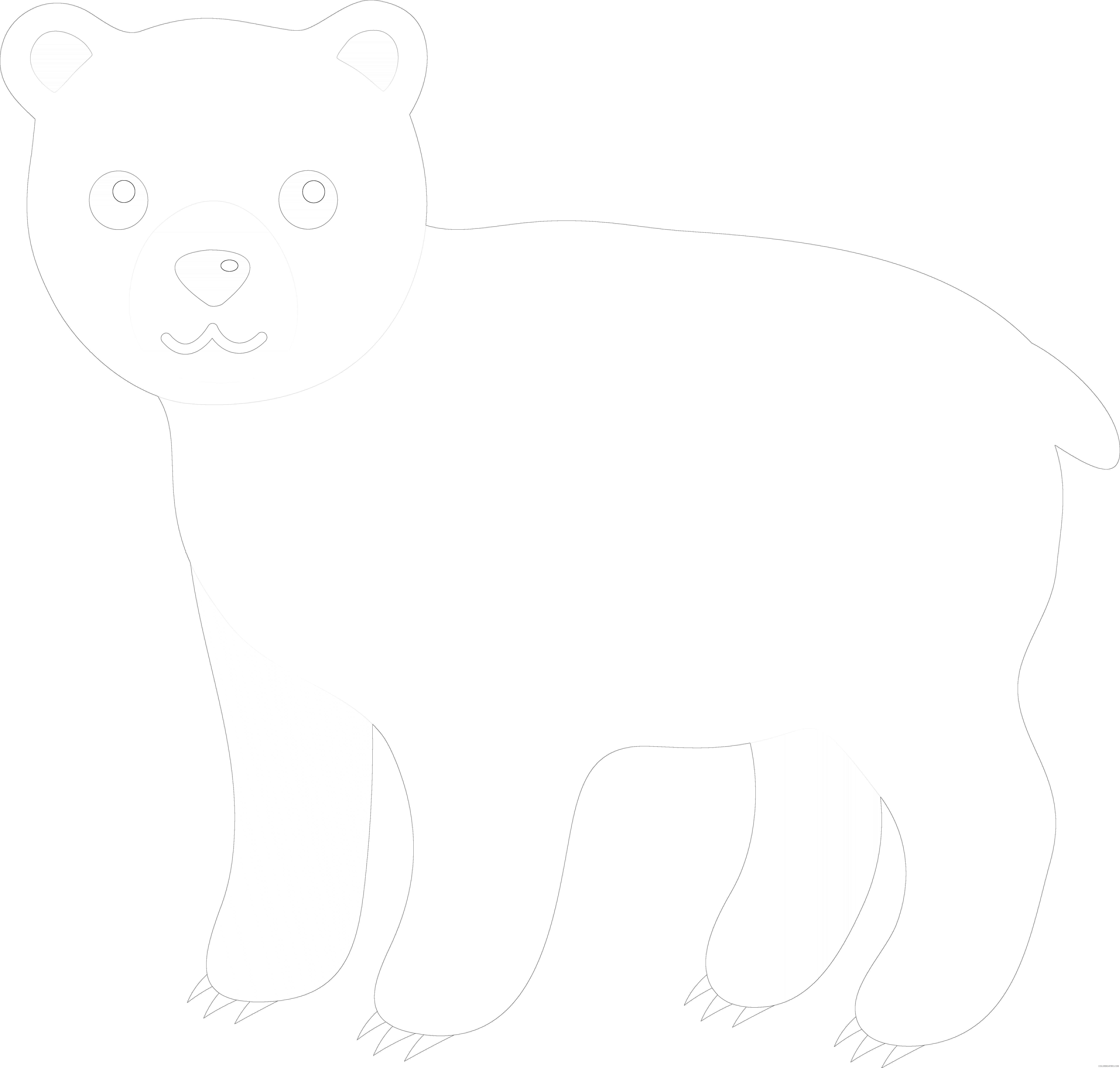 image of bears 0 cute brown bear coloring