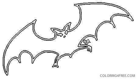 outline bat echo s halloween of cartoon bat H6GxoI coloring