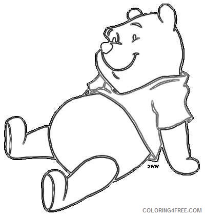 pooh bear NeEkdl coloring