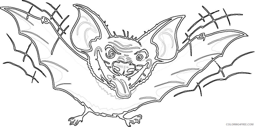 scary bat this is another scary i call it pguYnl coloring