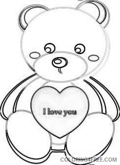 valentine s day png bear with heart set png 70 png Qx0fOj coloring