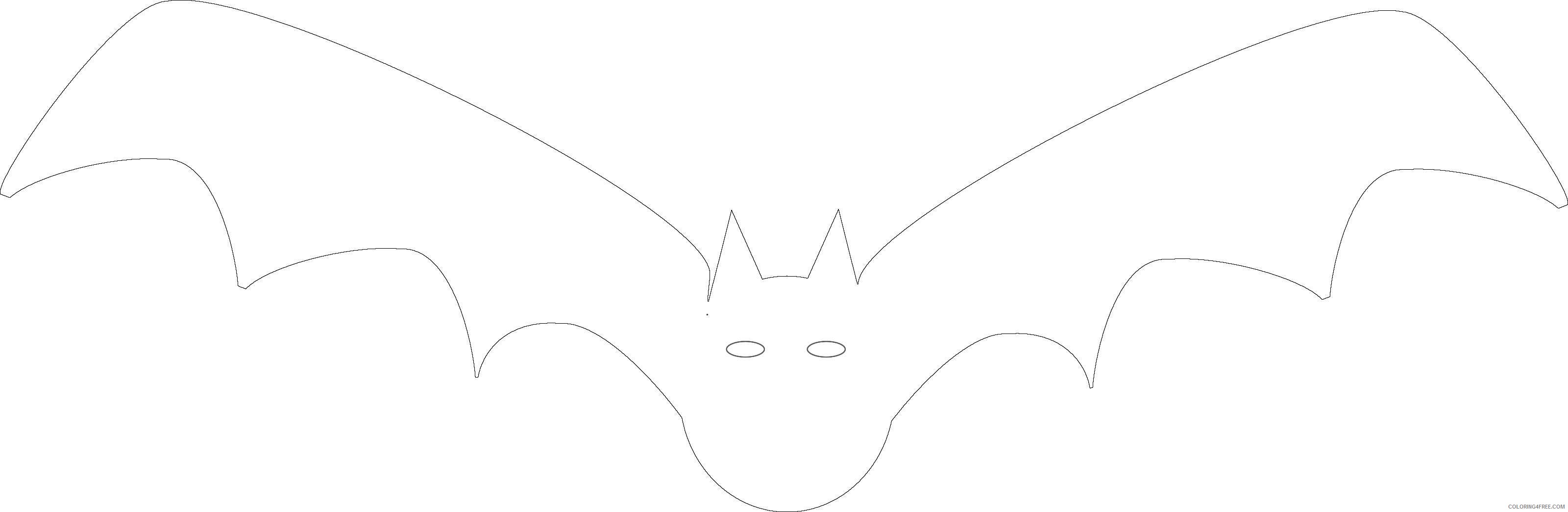 vector graphic of a creepy flying black bat with glowing red eyes Rh0yvF coloring