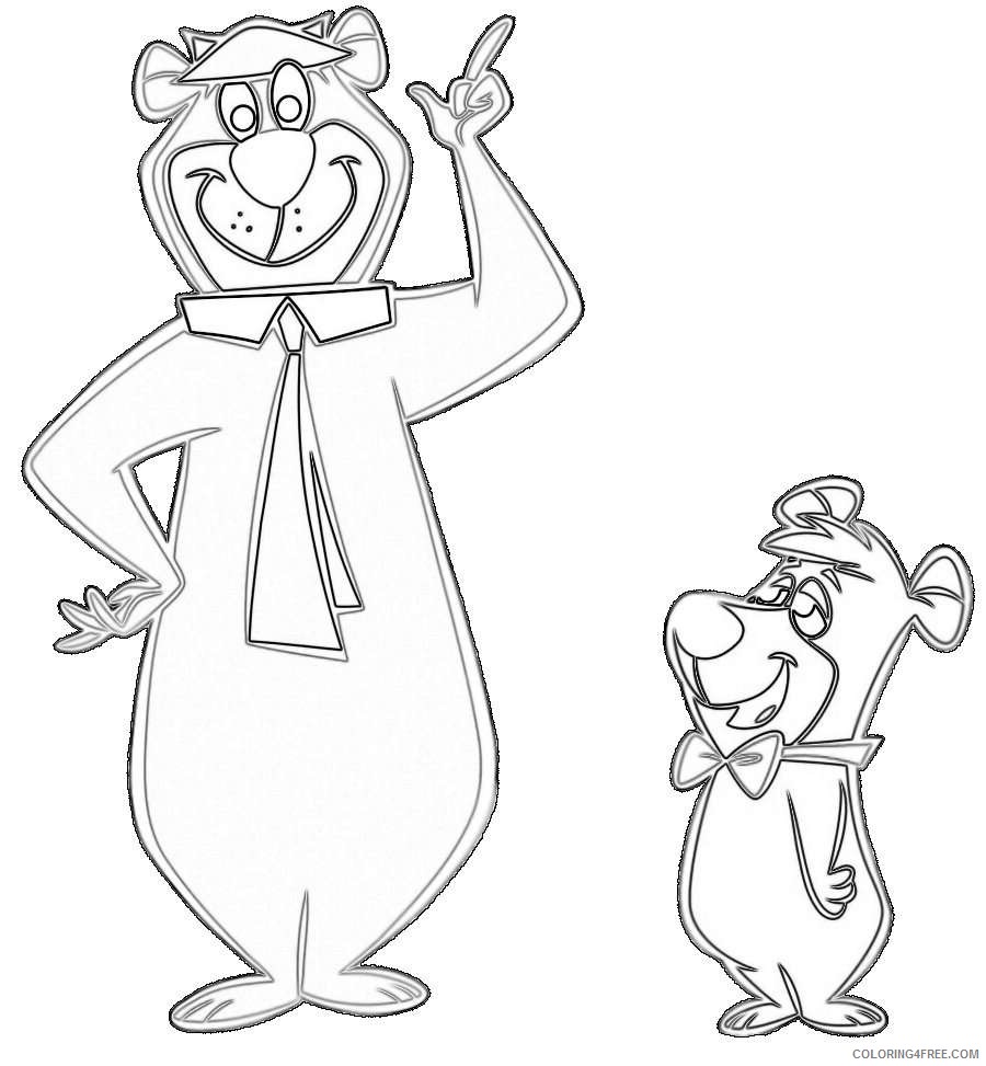 yogi bear and boo boo png by captainjackharkness on deviantart rdpZjm coloring