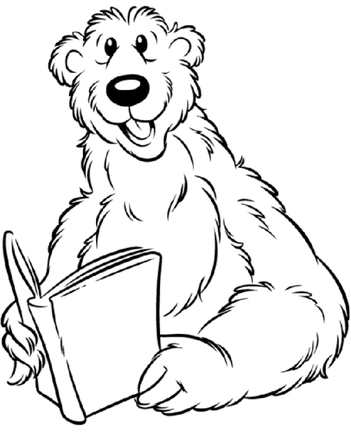 Bear Coloring Pages bear 11 gif Printable Coloring4free