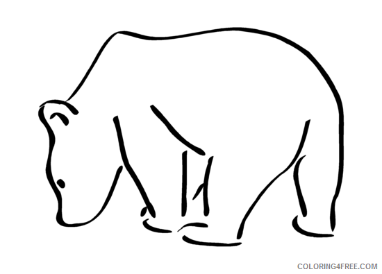 Bear Coloring Pages bear png Printable Coloring4free