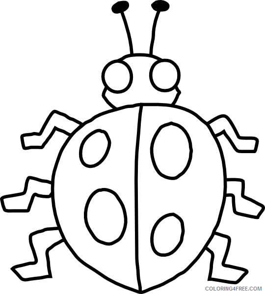 Black and White Bug Coloring Pages bug 33 png Printable Coloring4free