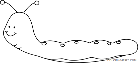 Black and White Caterpillar Coloring Pages caterpillar 32 png Printable Coloring4free