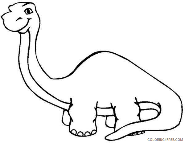 Black and White Dinosaur Coloring Pages dinosaur Printable Coloring4free