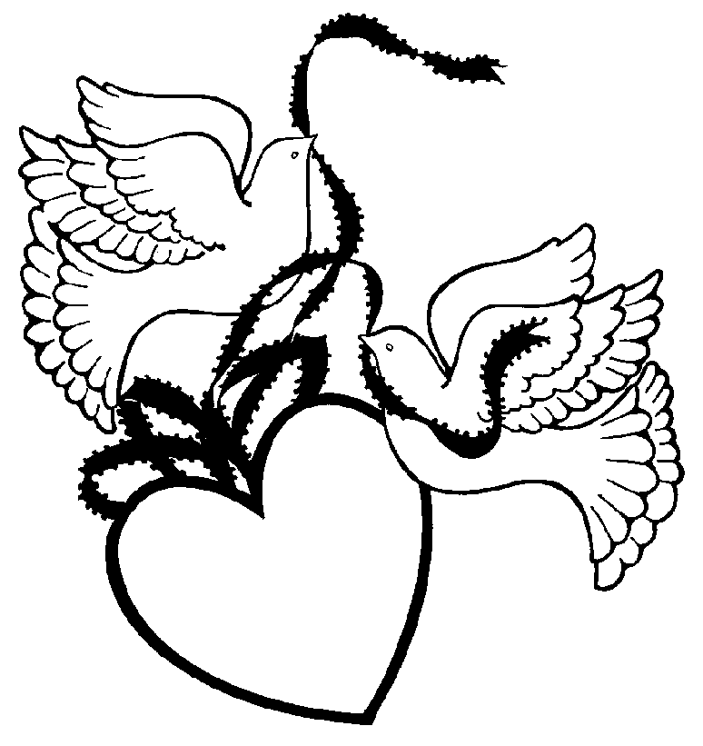 Black and White Dove Coloring Pages dove 87 gif Printable Coloring4free