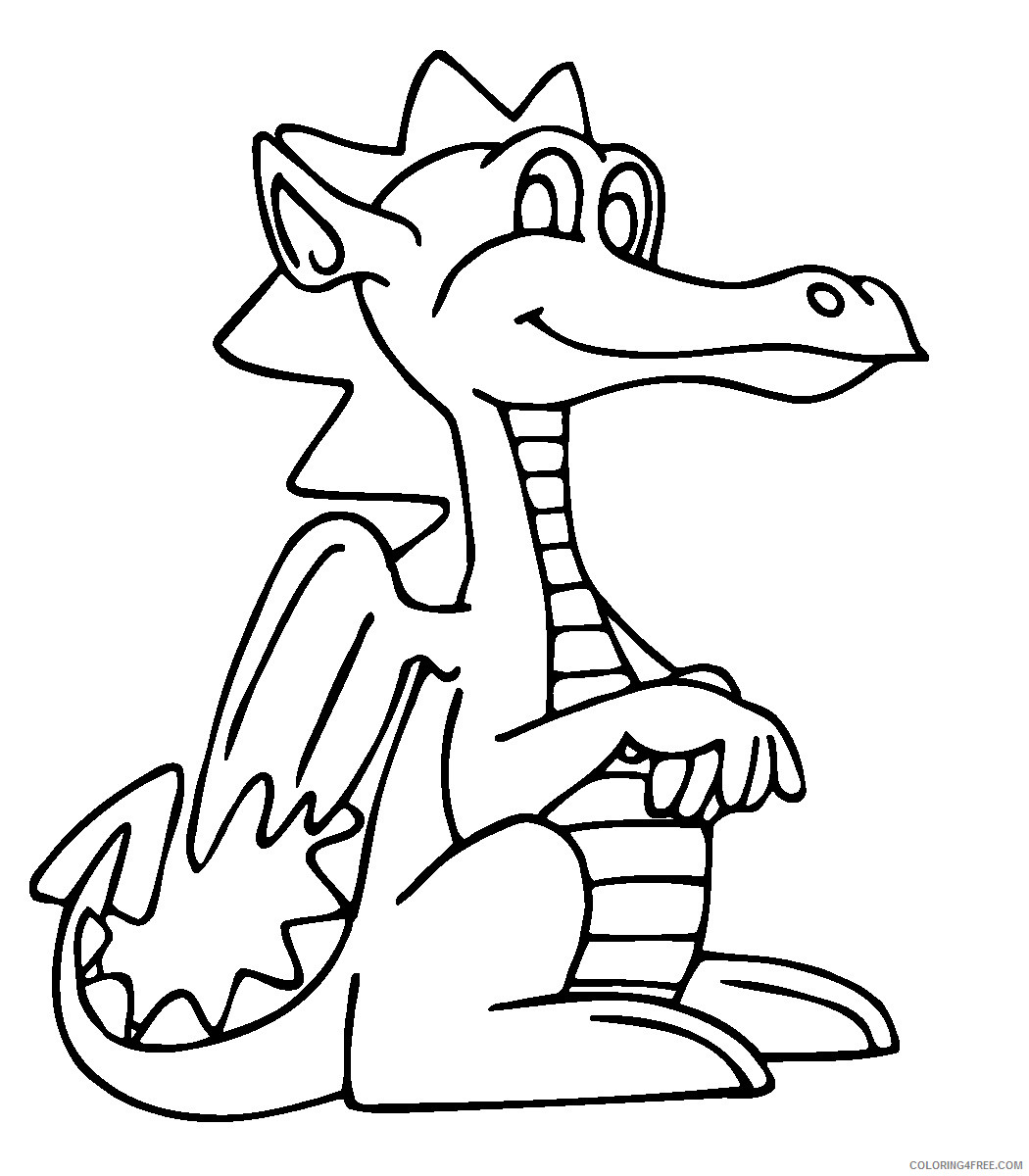 Black and White Dragon Coloring Pages 28 dragon images V0Iziz clipart Printable Coloring4free