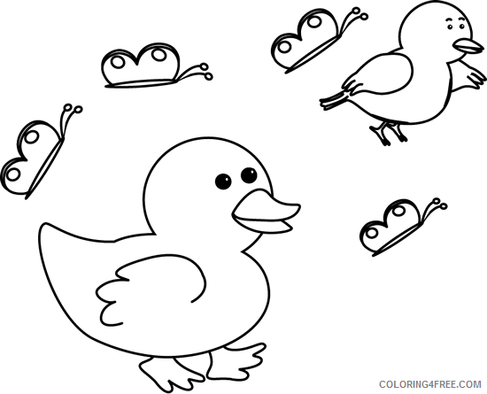 Black and White Rubber Duck Coloring Pages rubber duck black Printable Coloring4free