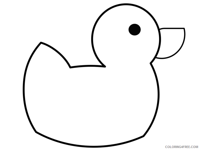 Black And White Rubber Duck Coloring Pages Rubber Ducky Template Best