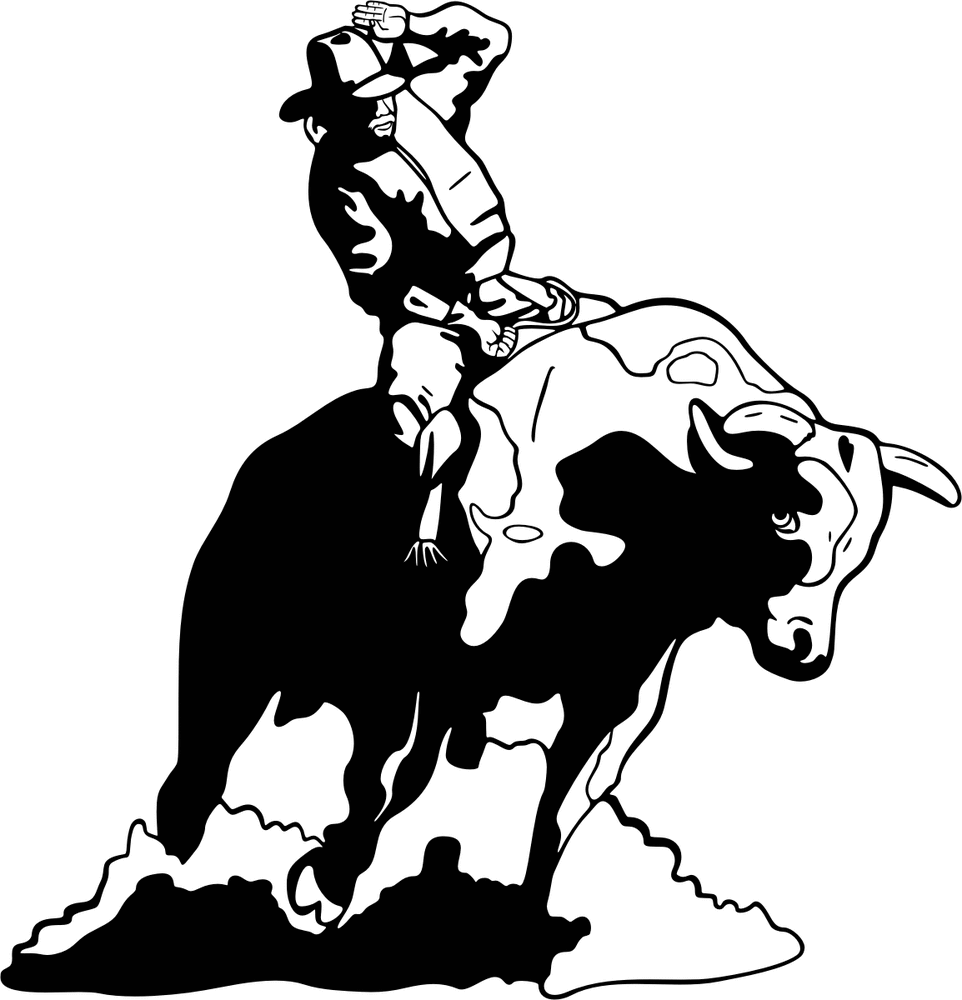 Bull Riding Coloring Pages bull riding best o6KrU8 Printable Coloring4free