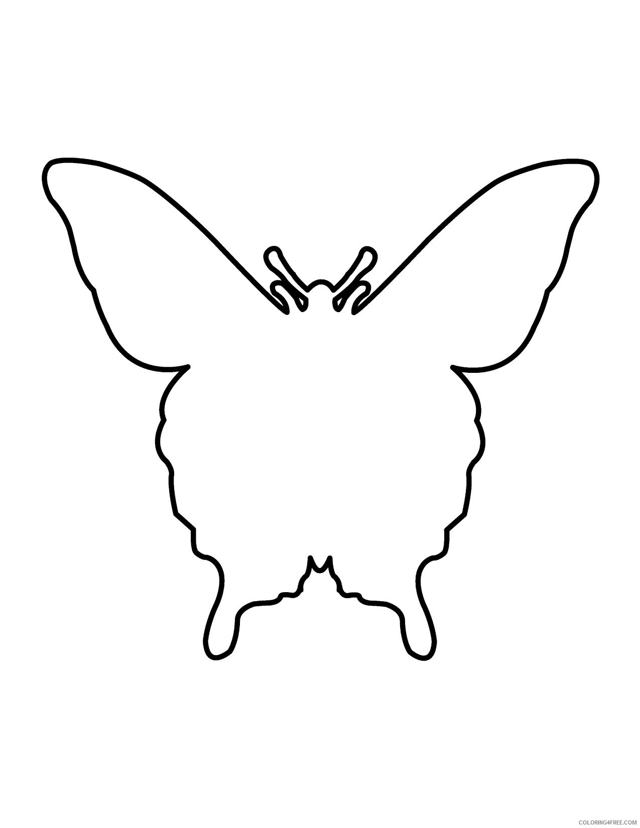Butterfly Huge Coloring Pages displaying 14 images for clipart Printable Coloring4free