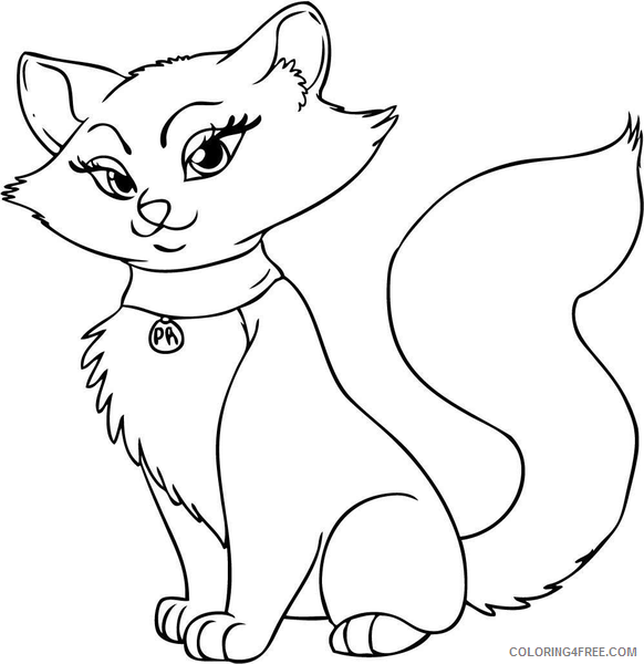 Cartoon Cat Coloring Pages how to draw a cartoon Printable Coloring4free