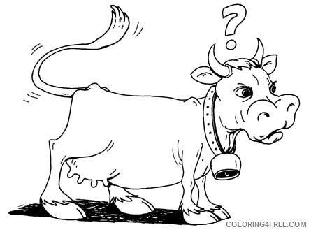 Cartoon Cow Coloring Pages cartoon cow pictures animal ZGY3Cg Printable Coloring4free