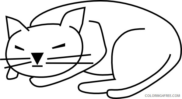 Cat Large Coloring Pages cat 80 jpg Printable Coloring4free