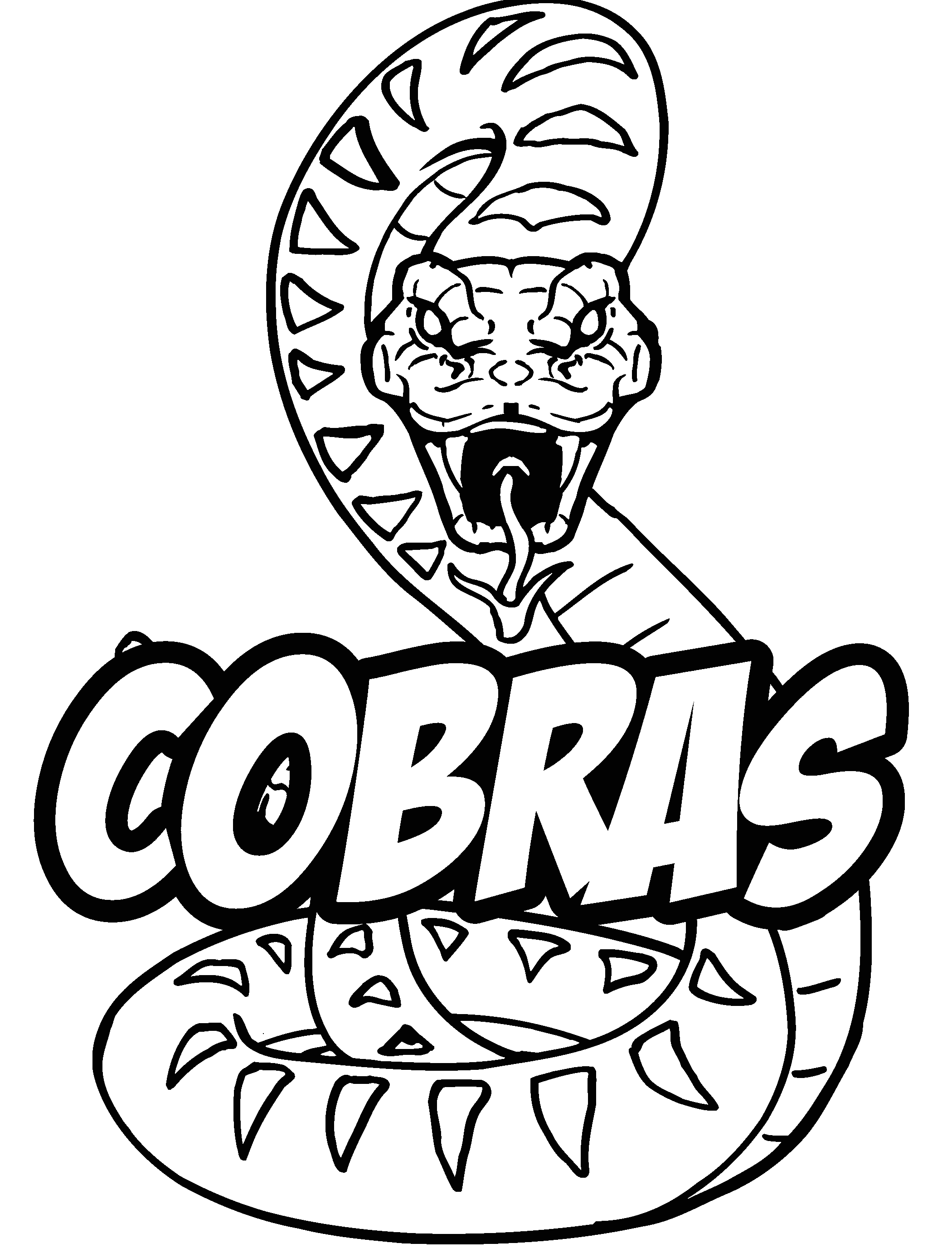 Cobra Coloring Pages cobra 36 jpg Printable Coloring4free