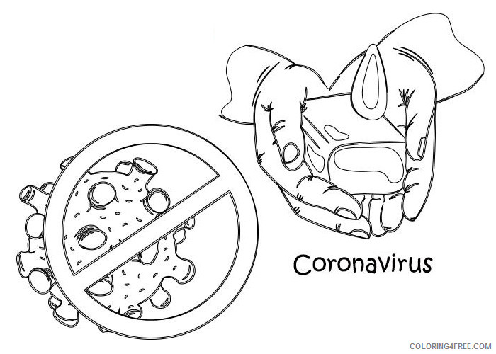 Coronavirus Corona Virus Covid 19 Coloring Pages Coronavirus 2020 Printable Coloring4free