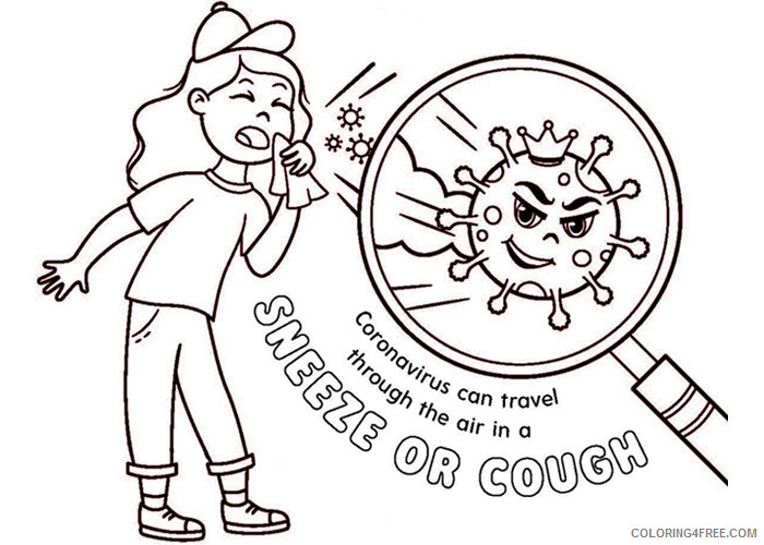 Coronavirus info Corona Virus Covid 19 Coloring Pages Coronavirus 2020 Printable Coloring4free