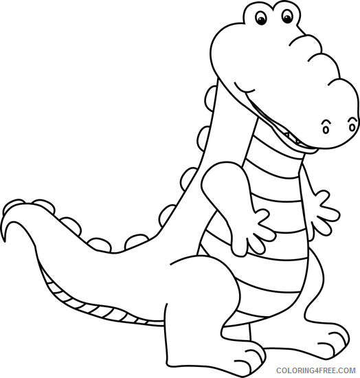 Crocodile Coloring Pages crocodile 87 png Printable Coloring4free