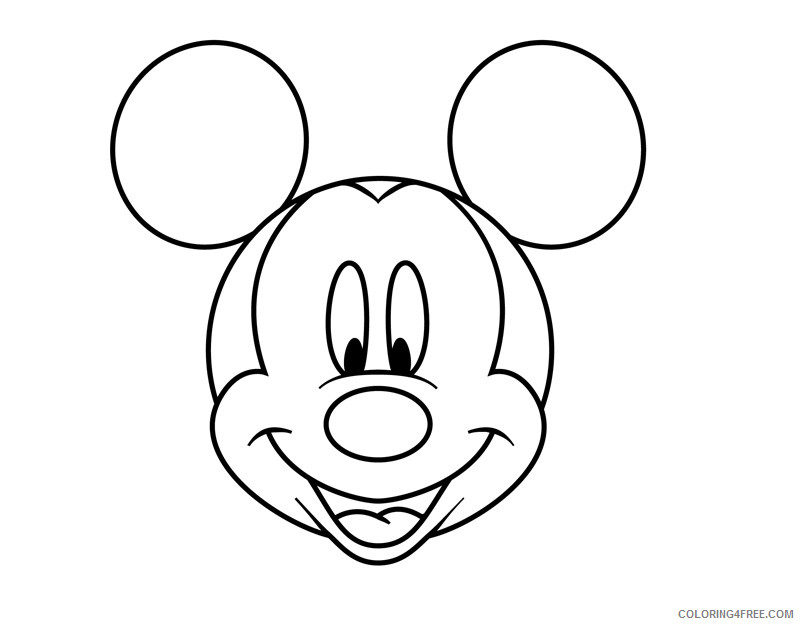 Cute Mouse Coloring Pages cute mouse drawing bfree Printable Coloring4free