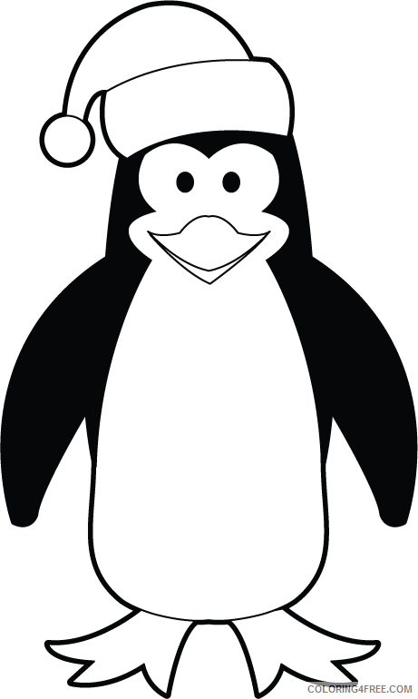 Cute Penguin Coloring Pages cute image of Printable Coloring4free
