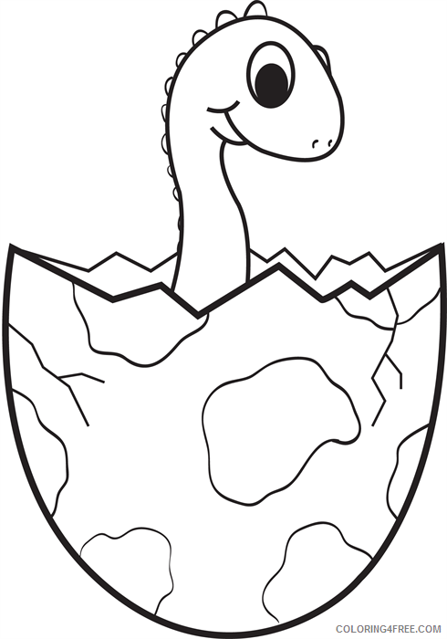 Dinosaur Egg Coloring Pages dinosaur egg page Printable Coloring4free