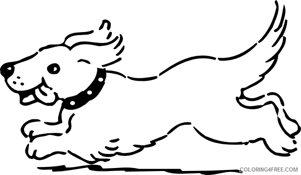 Dog Large Coloring Pages dog for clip art Printable Coloring4free