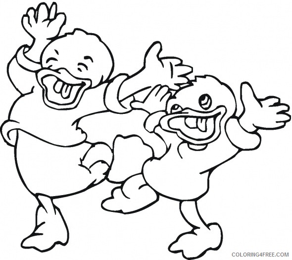 Duck Coloring Pages ducks free that Printable Coloring4free