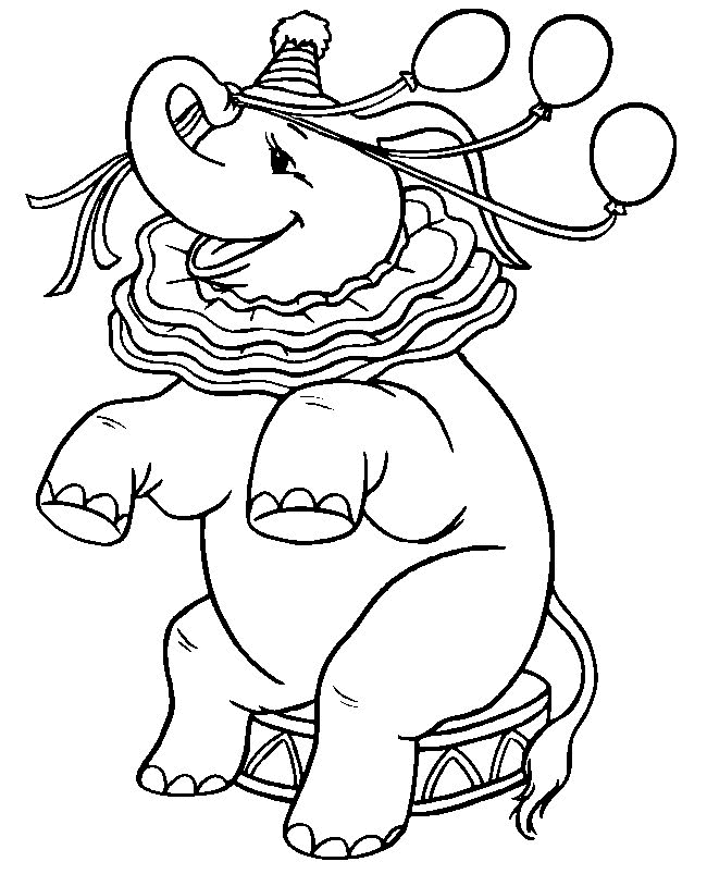 Elephant Coloring Pages elephant 10 gif Printable Coloring4free