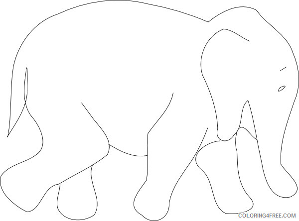 Elephant Medium Coloring Pages elephant 83 jpg Printable Coloring4free