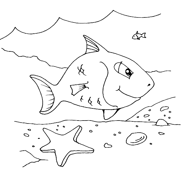 Fish Coloring Pages animals 194 gif Printable Coloring4free