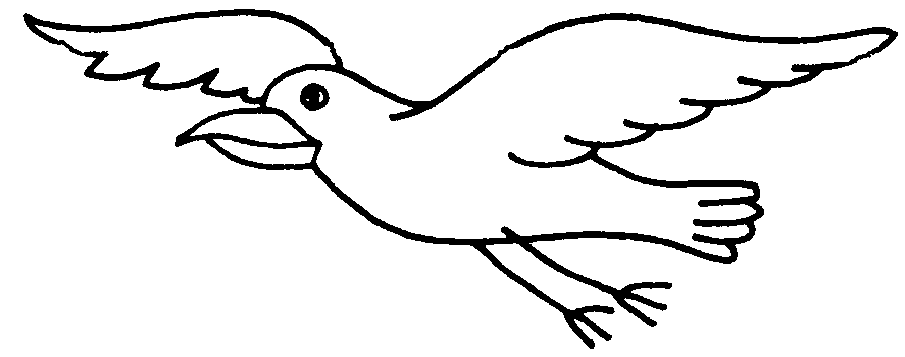 Flying Bird Coloring Pages bird flying cliparts Printable Coloring4free