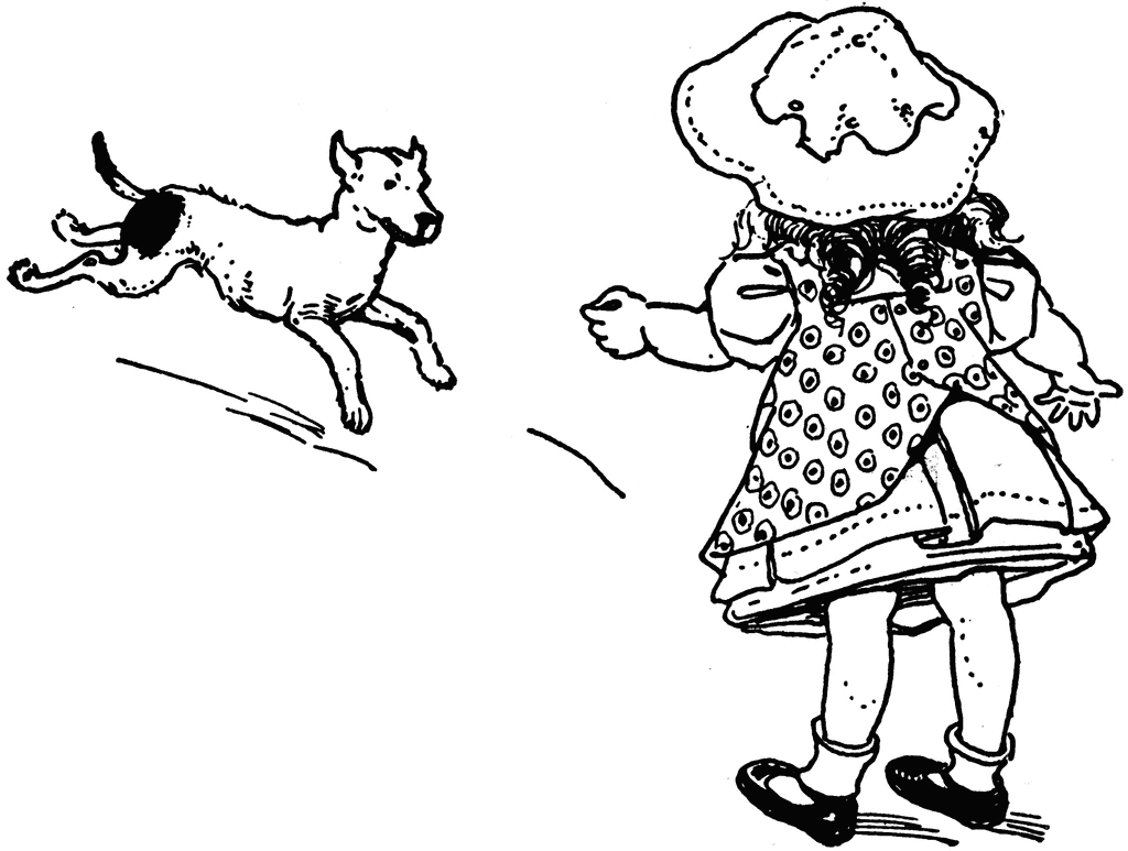 Girl and Dog Coloring Pages girl with dog etc Printable Coloring4free