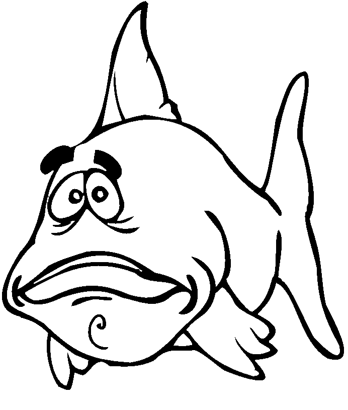 Gold Fish Coloring Pages gold fish page Printable Coloring4free