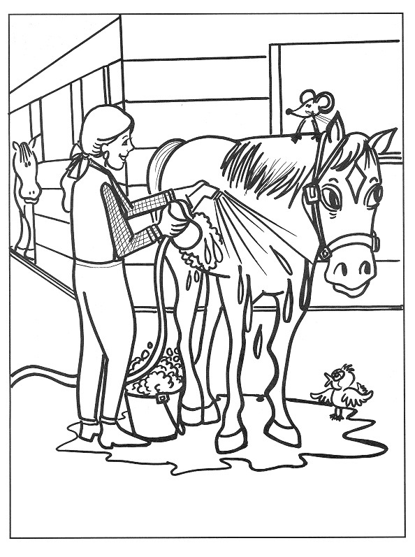 Horse Coloring Pages horse animal 23 Printable Coloring4free