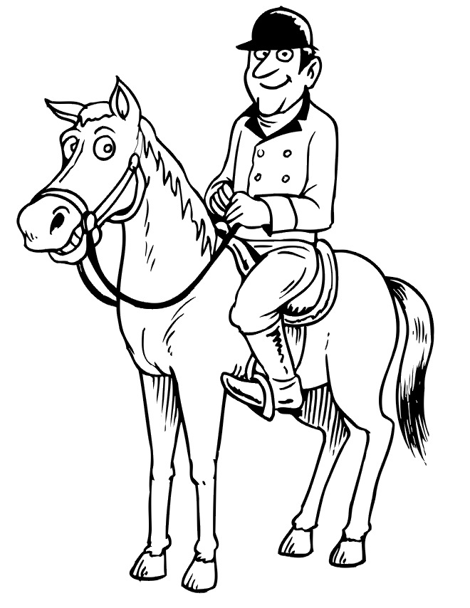 Horse Quality Coloring Pages do not appear when printed Printable Coloring4free