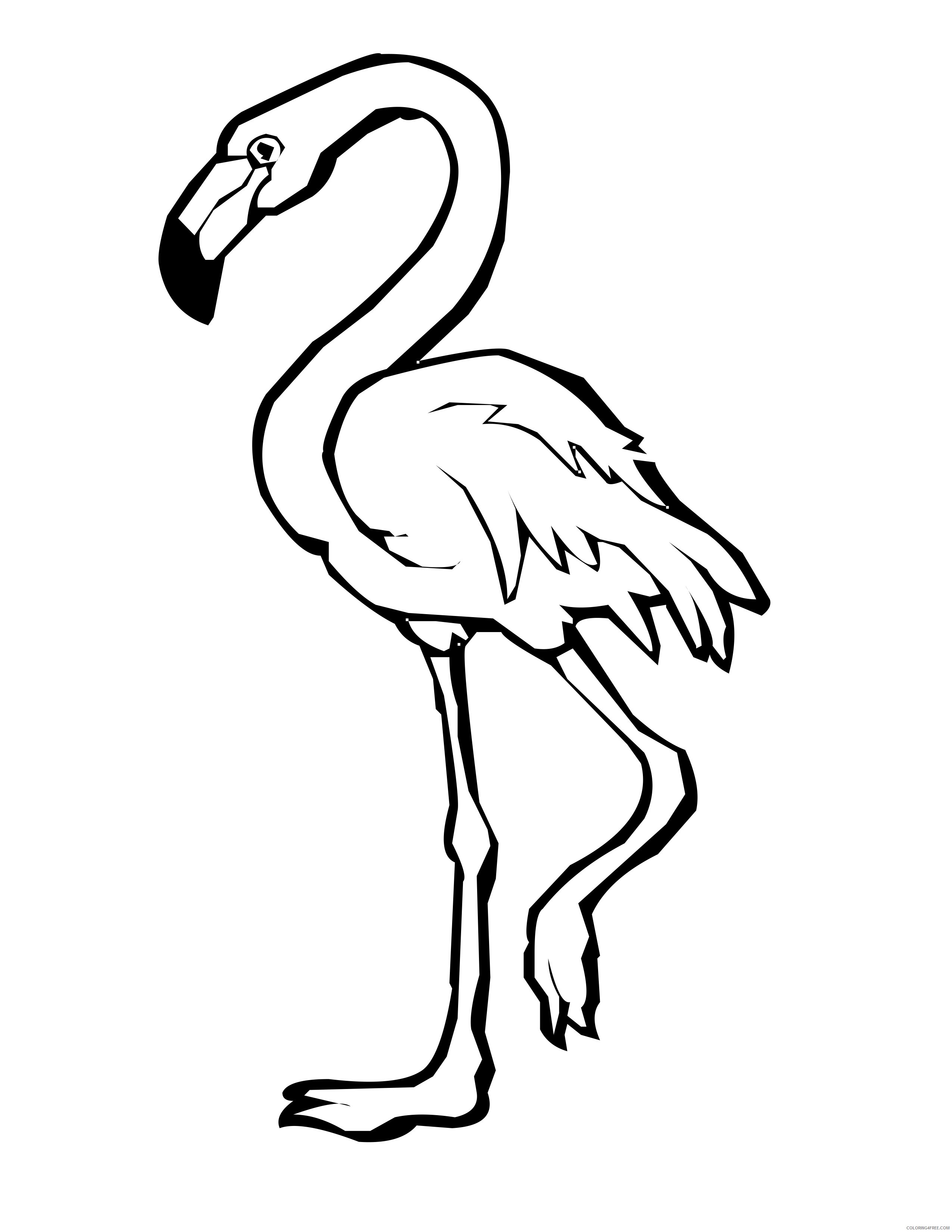 Huge Bird Coloring Pages bird b2ycIC clipart Printable Coloring4free