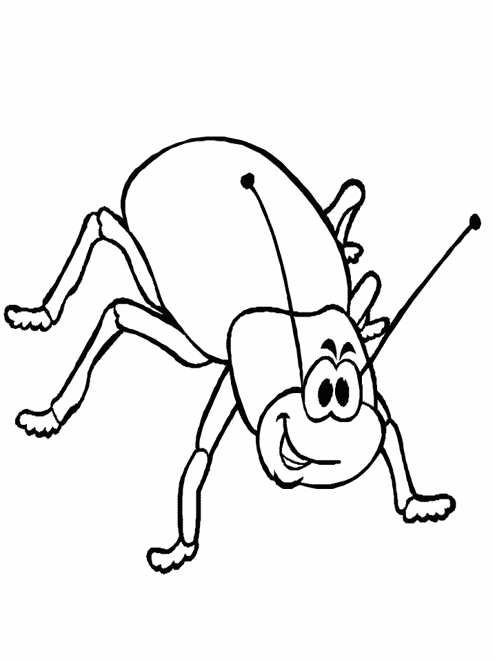 Insect Coloring Pages insect animal 4 Printable Coloring4free