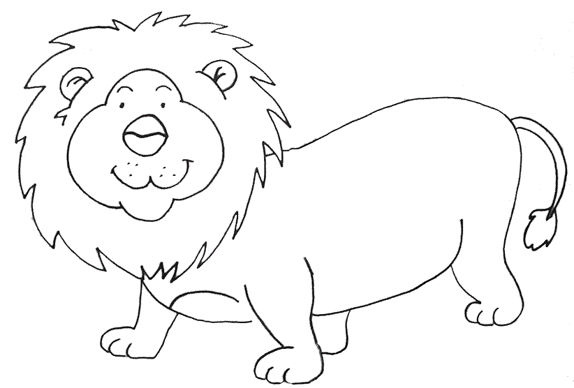 Lion Coloring Pages animals 175 gif Printable Coloring4free