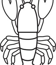 Lobster Coloring Pages Coloring4free Com