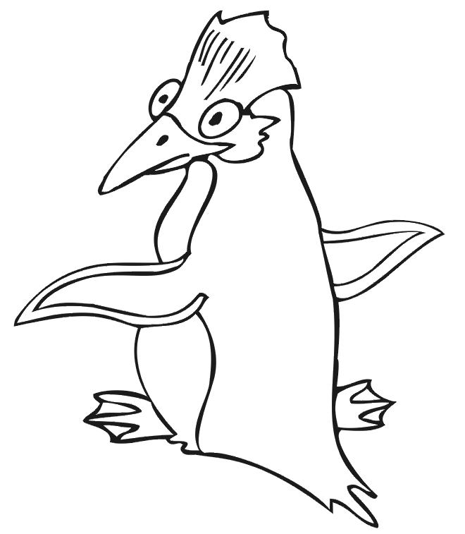 Penguin Coloring Pages penguin 13 gif Printable Coloring4free