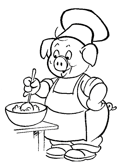 Pig Coloring Pages pig animal 9 Printable Coloring4free