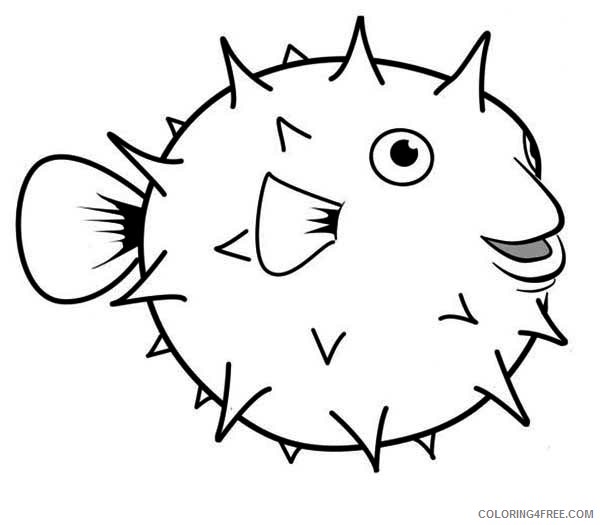 Puffer Fish Coloring Pages puffer fish 61 jpg Printable Coloring4free