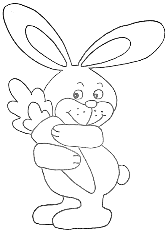 Rabbit Coloring Pages animals 157 gif Printable Coloring4free