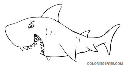 Shark Coloring Pages sharks cake ideas Printable Coloring4free