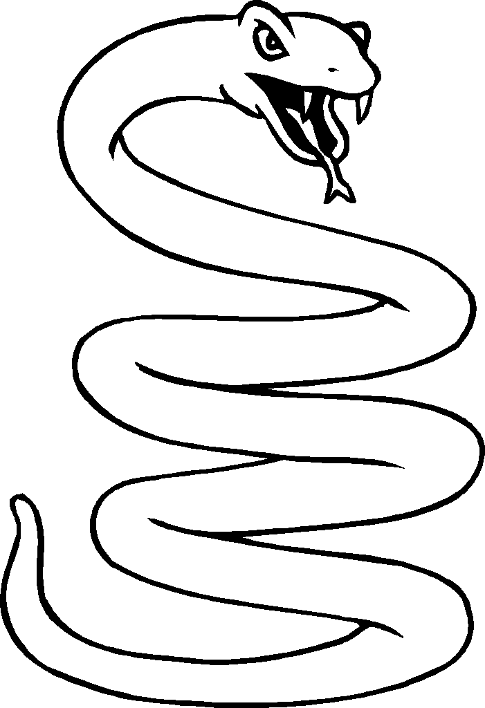 Snake Coloring Pages snakes animal 1 Printable Coloring4free