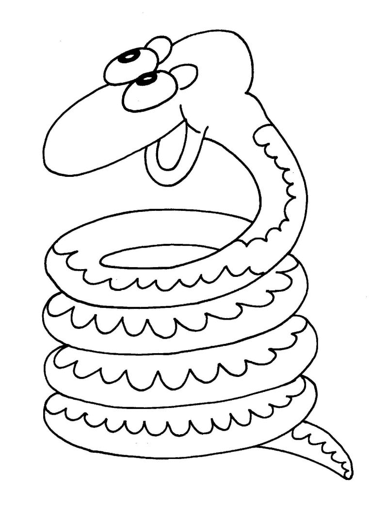 Snake Coloring Pages snakes animal 3 Printable Coloring4free